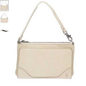 FRYE Melissa Leather Wallet. Color: Cream - New
